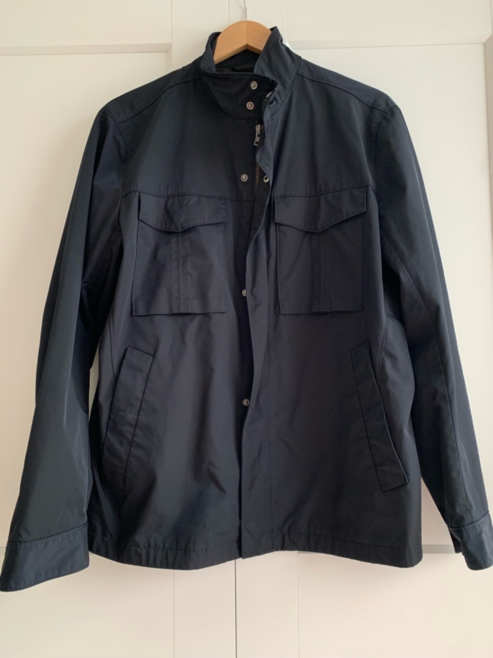 Theory Men's lightweight Navy Field Jacket size XL